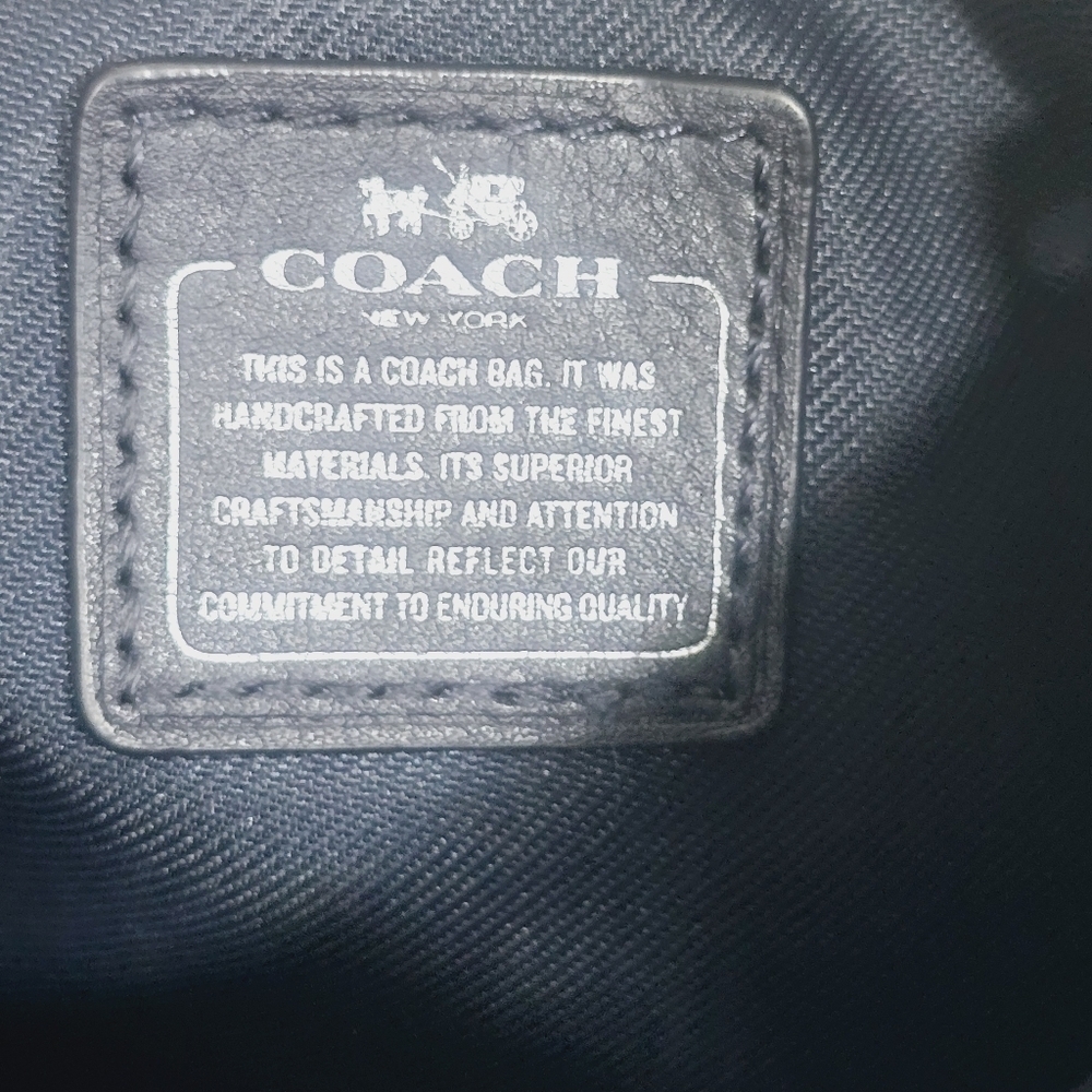 Coach blue crossbody - Picture 14 of 17